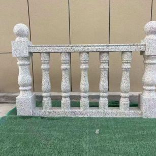 梅州芝麻白阳台栏杆 花岗岩栏杆