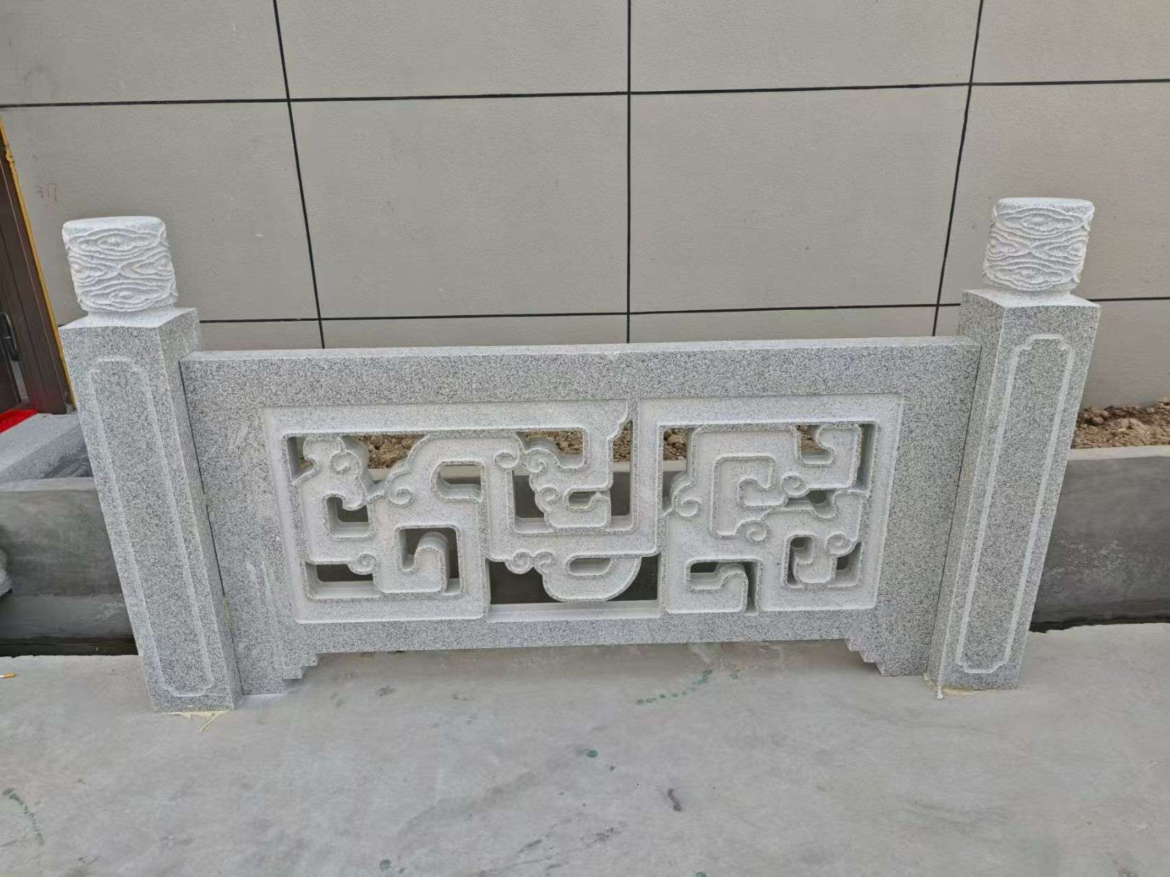 梅州芝麻白河道栏杆 桥栏杆